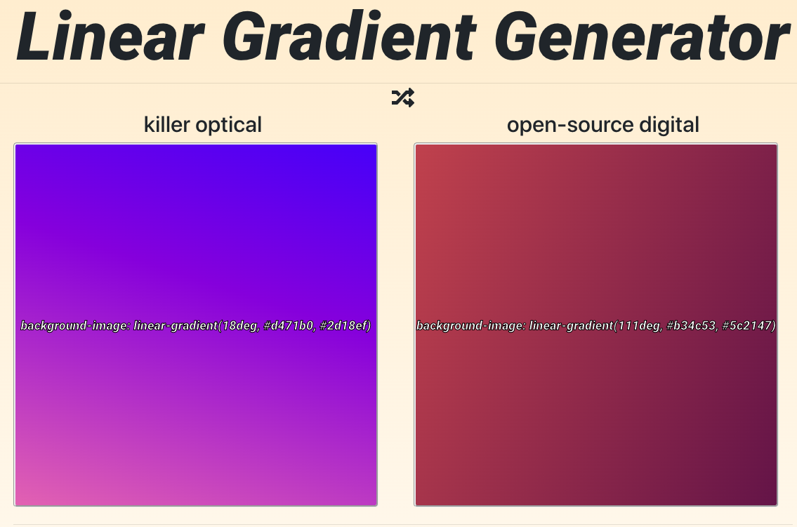 Linear Gradient Image